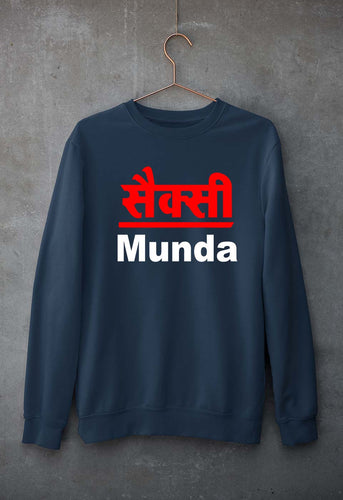 Sexy Munda Unisex Sweatshirt for Men/Women-Navy Blue-Ektarfa.online