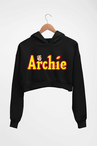Archie Crop HOODIE FOR WOMEN-Black-Ektarfa.online