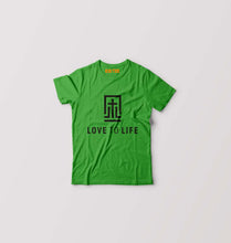 Load image into Gallery viewer, Love To Life Kids T-Shirt for Boy/Girl-0-1 Year(20 Inches)-Flag Green-Ektarfa.online
