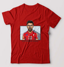 Load image into Gallery viewer, Ravichandran Ashwin T-Shirt for Men-S(38 Inches)-Red-Ektarfa.online
