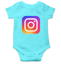 Load image into Gallery viewer, Instagram Kids Romper Kids Romper For Baby Boy/Girl-0-5 Months(18 Inches)-Sky Blue-Ektarfa.online
