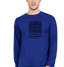 Load image into Gallery viewer, Keith Haring Full Sleeves T-Shirt for Men-Royal Blue-Ektarfa.online
