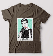 Load image into Gallery viewer, Arctic Monkeys T-Shirt for Men-Olive Green-Ektarfa.online
