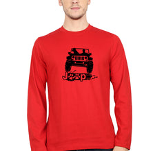 Load image into Gallery viewer, Jeep Full Sleeves T-Shirt for Men-Red-Ektarfa.online
