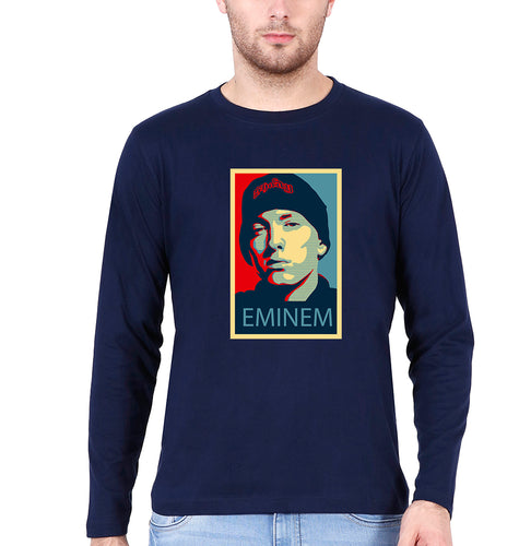 EMINEM Full Sleeves T-Shirt for Men-Navy Blue-Ektarfa.online