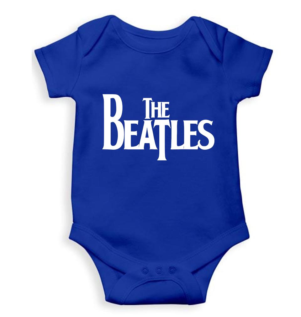 Beatles Kids Romper For Baby Boy/Girl-0-5 Months(18 Inches)-Royal Blue-Ektarfa.online