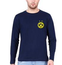 Load image into Gallery viewer, Borussia Dortmund Full Sleeves T-Shirt for Men-Navy Blue-Ektarfa.online
