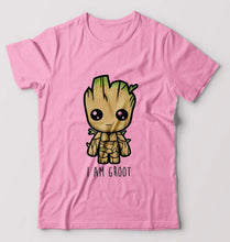 Load image into Gallery viewer, Groot T-Shirt for Men-S(38 Inches)-Light Baby Pink-Ektarfa.online
