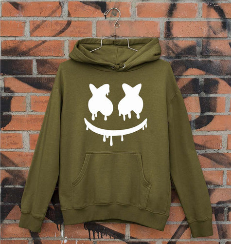 Marshmello Unisex Hoodie for Men/Women-Olive Green-Ektarfa.online