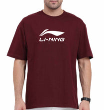 Load image into Gallery viewer, Li-Ning Oversized T-Shirt for Men-Maroon-Ektarfa.online
