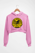 Load image into Gallery viewer, Royal Enfield Crop HOODIE FOR WOMEN-Light Baby Pink-Ektarfa.online
