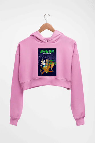 Scooby-Doo Crop HOODIE FOR WOMEN-Light Baby Pink-Ektarfa.online