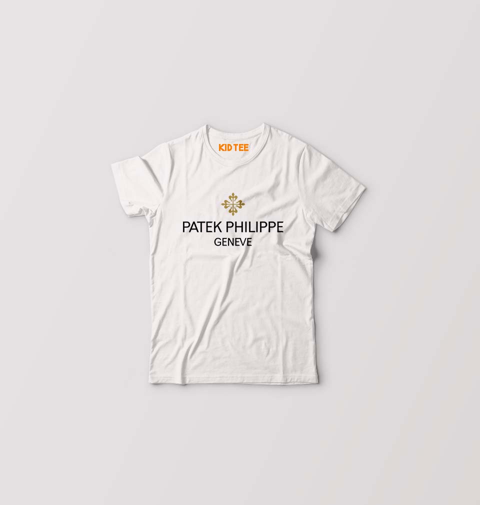patek philippe Kids T-Shirt for Boy/Girl-0-1 Year(20 Inches)-White-Ektarfa.online
