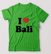 Load image into Gallery viewer, I Love Bali T-Shirt for Men-flag green-Ektarfa.online
