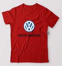 Load image into Gallery viewer, Volkswagen T-Shirt for Men-S(38 Inches)-Red-Ektarfa.online
