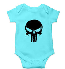 Load image into Gallery viewer, Punisher Kids Romper For Baby Boy/Girl-0-5 Months(18 Inches)-Sky Blue-Ektarfa.online
