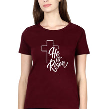 Load image into Gallery viewer, Christian T-Shirt for Women-Maroon-Ektarfa.online
