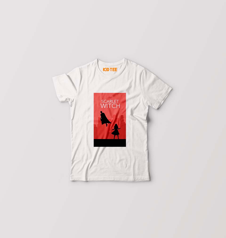 Scarlet Witch Wanda Kids T-Shirt for Boy/Girl-White-Ektarfa.online