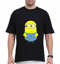 Load image into Gallery viewer, Minion Oversized T-Shirt for Men-Black-Ektarfa.online
