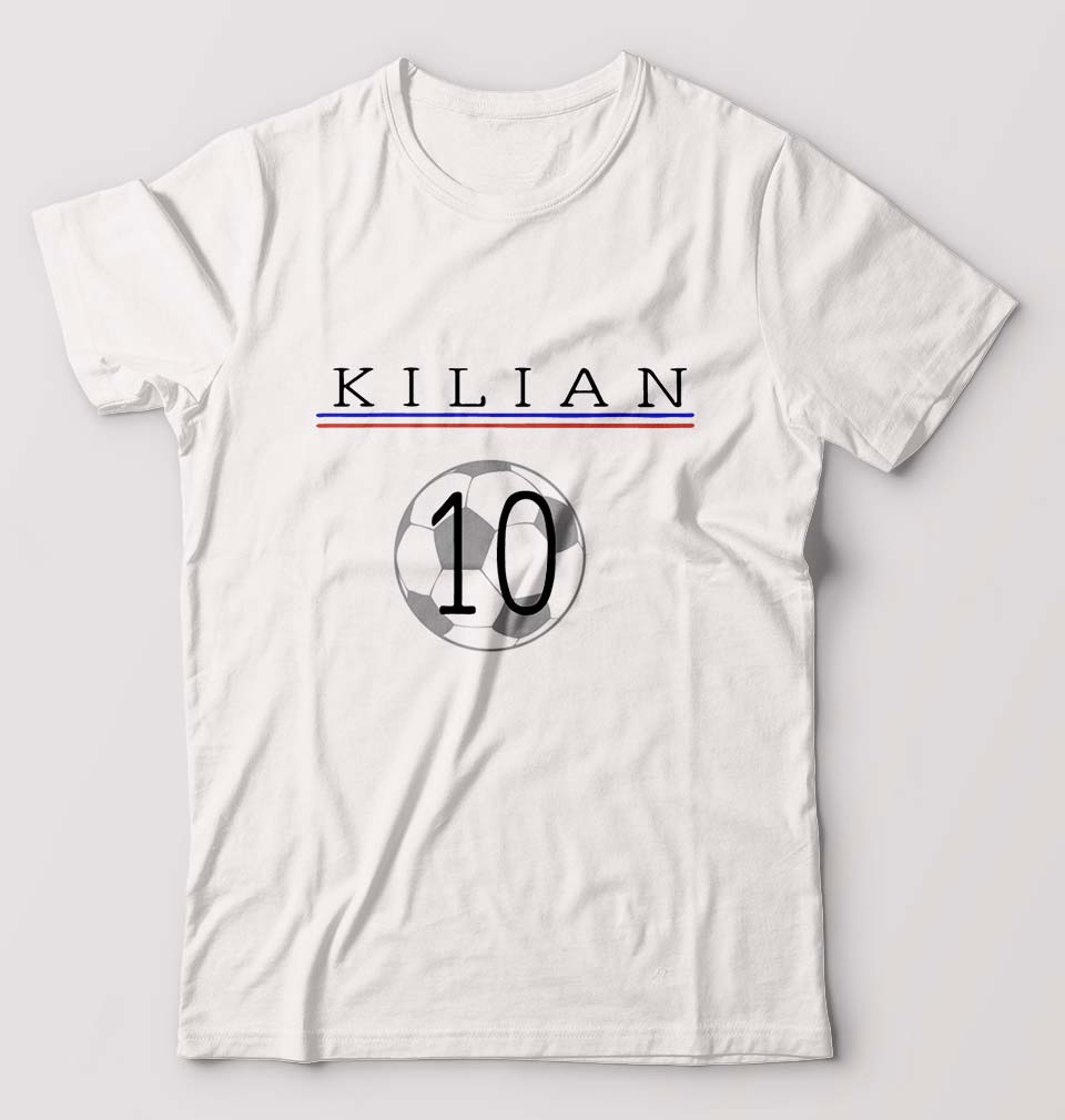 Kylian Mbappé T-Shirt for Men-White-Ektarfa.online