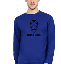 Load image into Gallery viewer, Money Heist Bella Ciao Full Sleeves T-Shirt for Men-Royal blue-Ektarfa.online
