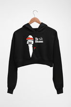 Load image into Gallery viewer, PUBG The Unknown Crop HOODIE FOR WOMEN-Black-Ektarfa.online
