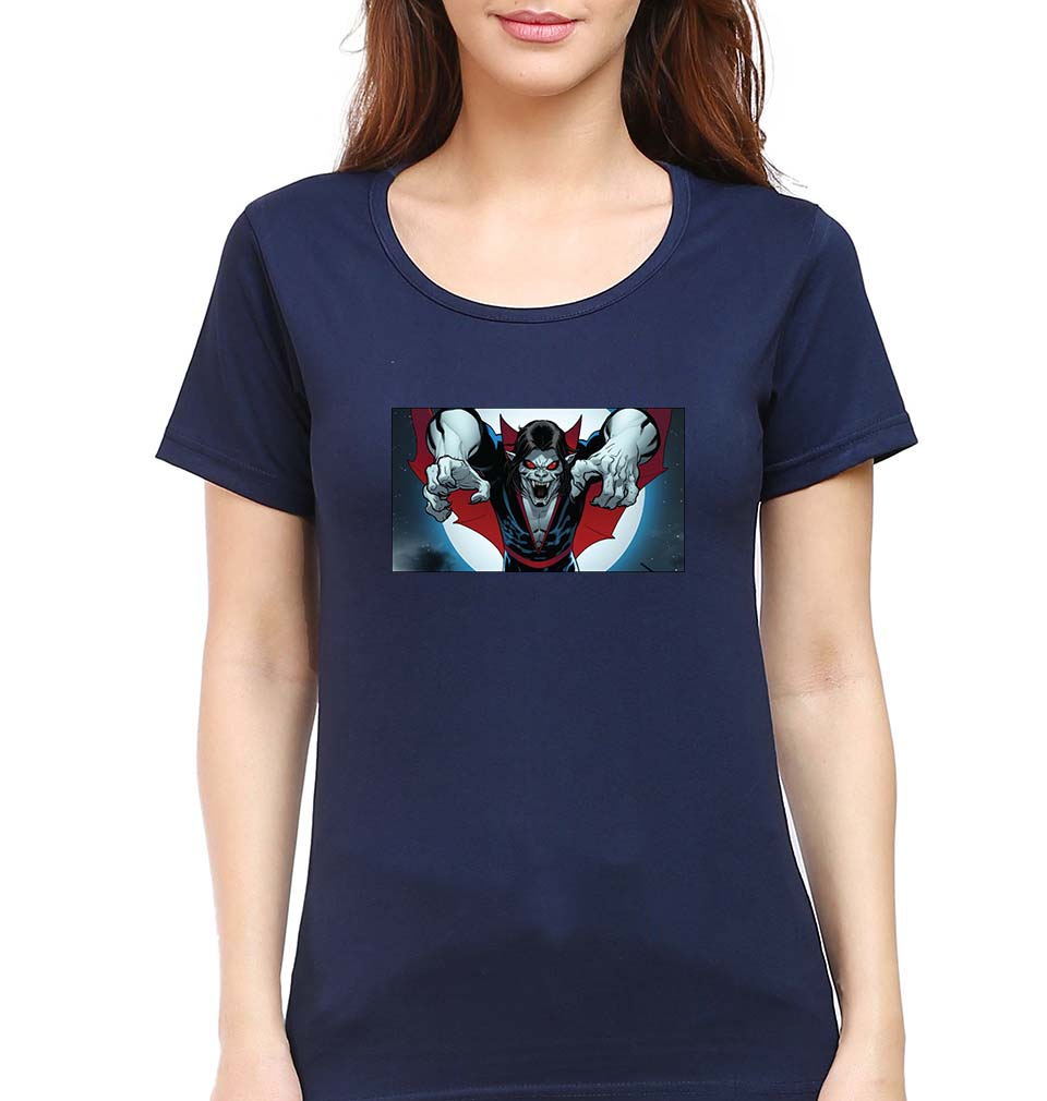 Morbius T-Shirt for Women-Navy Blue-Ektarfa.online