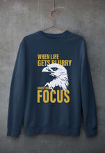 Load image into Gallery viewer, Eagle Unisex Sweatshirt for Men/Women-Navy Blue-Ektarfa.online
