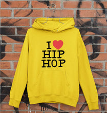 Load image into Gallery viewer, I Love Hip Hop Unisex Hoodie for Men/Women-Mustard Yellow-Ektarfa.online
