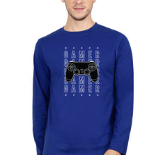 Load image into Gallery viewer, Geek Gamer Full Sleeves T-Shirt for Men-Royal Blue-Ektarfa.online
