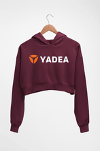 Load image into Gallery viewer, Yadea Crop HOODIE FOR WOMEN-Maroon-Ektarfa.online
