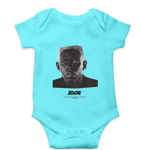 Igor Kids Romper For Baby Boy/Girl-0-5 Months(18 Inches)-Skyblue-Ektarfa.online