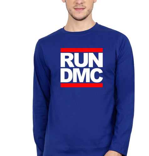 Run DMC Full Sleeves T-Shirt for Men-Royal Blue-Ektarfa.online