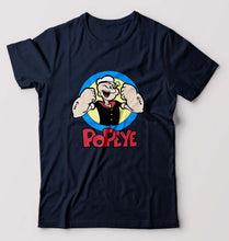 Load image into Gallery viewer, Popeye T-Shirt for Men-Navy Blue-Ektarfa.online
