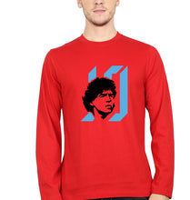 Load image into Gallery viewer, Diego Maradona Full Sleeves T-Shirt for Men-Red-Ektarfa.online
