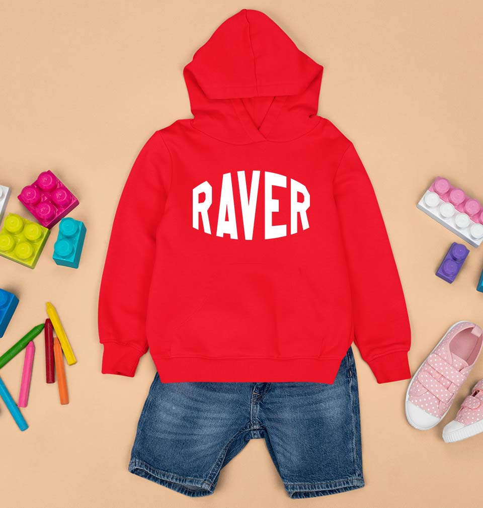 Raver Kids Hoodie for Boy/Girl-0-1 Year(22 Inches)-Red-Ektarfa.online