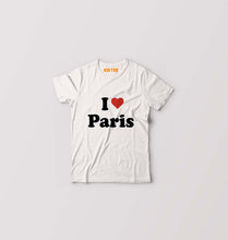 Load image into Gallery viewer, I Love Paris Kids T-Shirt for Boy/Girl-White-Ektarfa.online
