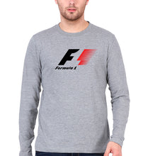 Load image into Gallery viewer, Formula 1(f1) Full Sleeves T-Shirt for Men-Grey Melange-Ektarfa.online
