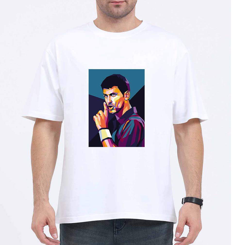 Novak Djokovic Tennis Oversized T Shirt for Men Online In India