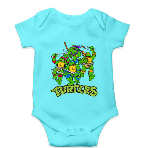 Ninja Turtles TMNT Kids Romper For Baby Boy/Girl-Sky Blue-Ektarfa.online