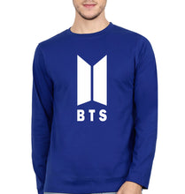Load image into Gallery viewer, BTS Full Sleeves T-Shirt for Men-Royal Blue-Ektarfa.online

