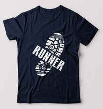 Load image into Gallery viewer, Runner Running T-Shirt for Men-Navy Blue-Ektarfa.online
