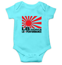 Load image into Gallery viewer, LB Works Performance Kids Romper For Baby Boy/Girl-0-5 Months(18 Inches)-Sky Blue-Ektarfa.online
