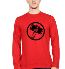 Load image into Gallery viewer, Thor Superhero Full Sleeves T-Shirt for Men-Red-Ektarfa.online
