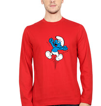 Load image into Gallery viewer, The Smurfs Full Sleeves T-Shirt for Men-Red-Ektarfa.online
