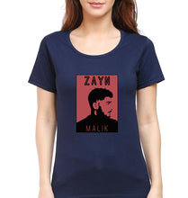 Load image into Gallery viewer, Zayn Malik T-Shirt for Women-Navy Blue-Ektarfa.online
