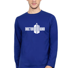 Load image into Gallery viewer, Doctor Who Full Sleeves T-Shirt for Men-S(38 Inches)-Royal blue-Ektarfa.online
