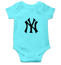 Load image into Gallery viewer, New York Yankees Kids Romper For Baby Boy/Girl-0-5 Months(18 Inches)-Sky Blue-Ektarfa.online
