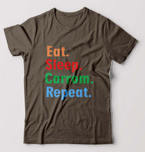 Load image into Gallery viewer, Carrom T-Shirt for Men-Olive Green-Ektarfa.online
