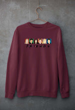 Load image into Gallery viewer, Friends Unisex Sweatshirt for Men/Women-S(40 Inches)-Maroon-Ektarfa.online
